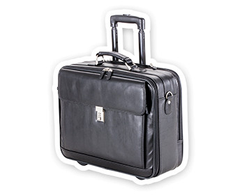 Bag DÜRASOL MOBILO 9350 pull-on, black leather