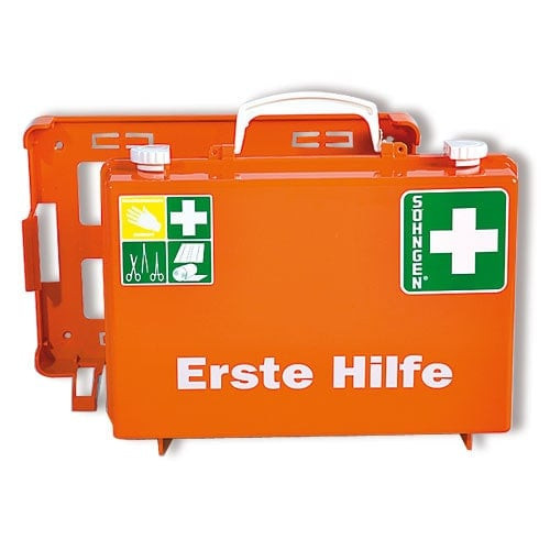 First aid bag with content, in 2 colorvariants