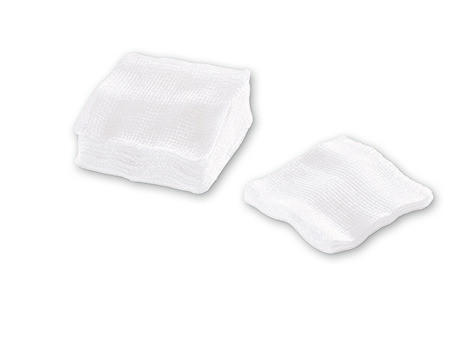 Sterilux® folded mull-sheet 5x5cm 8 layers, sterile (25x2pcs)