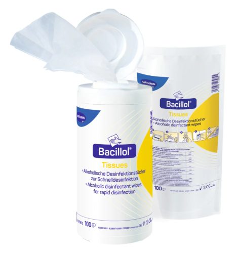 Bacillol® Tissues gebrauchsfertige, aldehydfreie Flächendesinfektionstücher (100 Stück)v