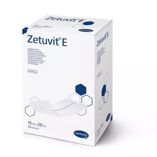 Zetuvit E Wundkissen unsteril 15x25cm (50Stk)