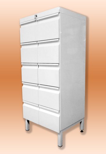 Cardboard cabinet metal, 4 drawers