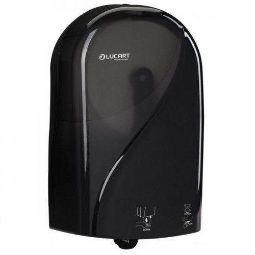 Lucart Identity Toilet Autocut toilet paper dispenser, black