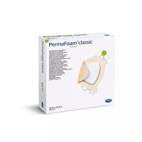 PermaFoam® Classic Sacral habszivacs kötszer (22,5x22,5 cm; 10 db)