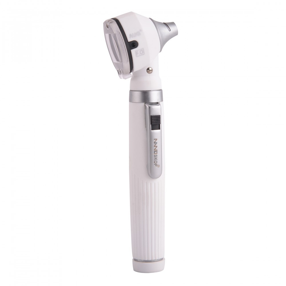 Nanoskop Vacuum otoscope White 2.5V with 14 disposable ear f