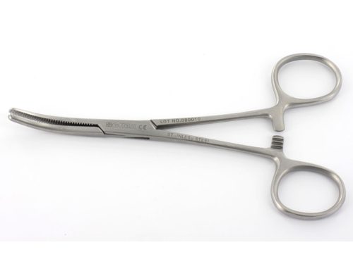 Klemmer pincer bent 20 cm