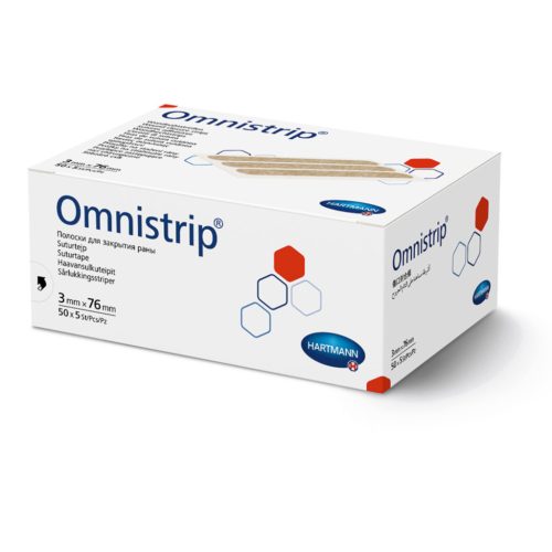 Omnistrip wound closure 3x76 mm (5 strips/sheet)