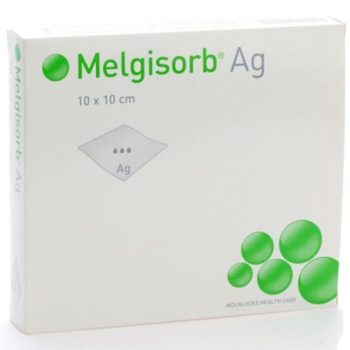 Melgisorb AG 10x10 cm Silber-Alginat-Verband