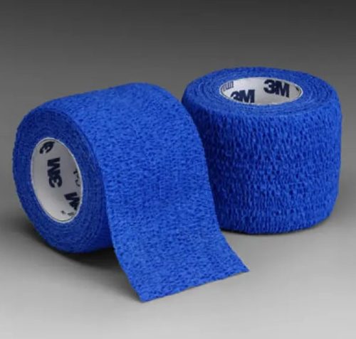 1583B Coban™ blaue elastische Binde 7,5 cm x 4,6 m