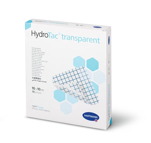 HydroTac® transparent hidrogél kötszer (5x7,5cm; 10 db)