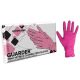 Guarder rosa nitril puderfrei (2.5mil) untersuchungshandschuhe 3,4gr- s 100Stk