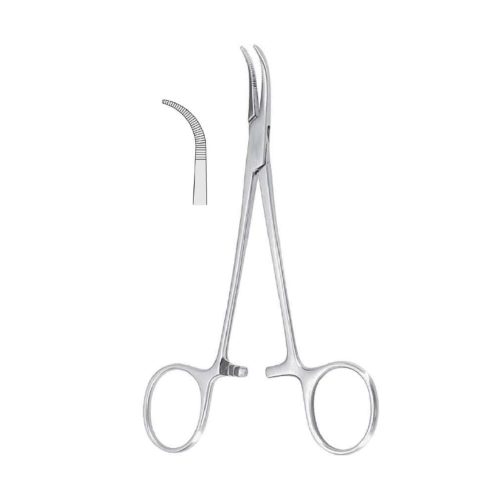 Adson-Baby curved surgical forceps 145mm