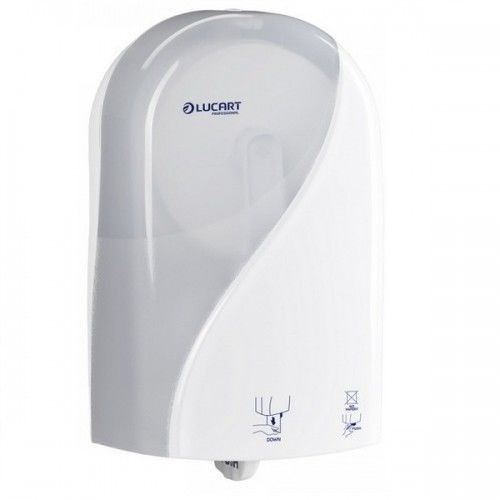 Lucart Identity Toilet Autocut toilet paper dispenser, white