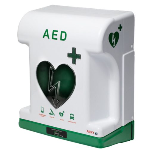 Arky Core Classic defibrillátor fali kabin - kültéri, riasztóval, fűtéssel