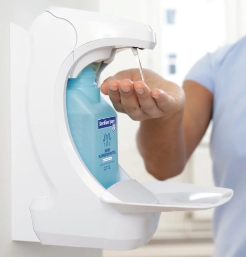 Eurospender touchless dispenser for disinfection and soaps (1l bottle)