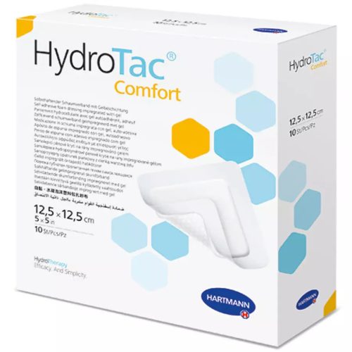 Foam dressing impregnated with HydroTac® Comfort gel (12.5x12.5 cm; 10 pcs)