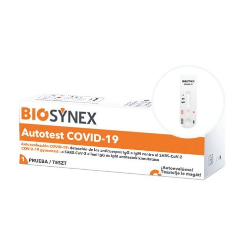 Biosynex coronavirus antibody rapid test 