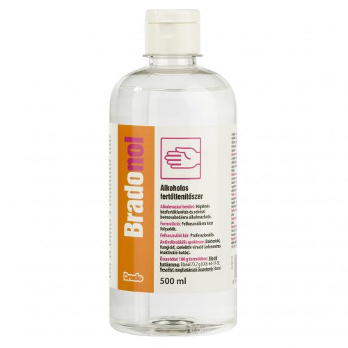 Bradonol Alkoholisches Handdesinfektionsmittel 500 ml - mit Kappe