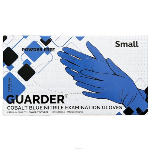 Maxter (Guarder) nitril kék, púdermentes 3.6gr vizsgálókesztyű, XS