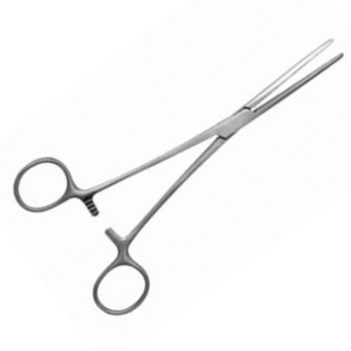 Stainless steel straight vascular forceps - 20cm