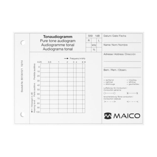 Audiogram pad a Maico ST20-hoz