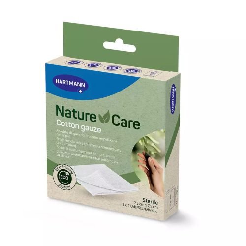 Nature Care sterile mull-sheet 7,5x7,5cm (5x2pcs)