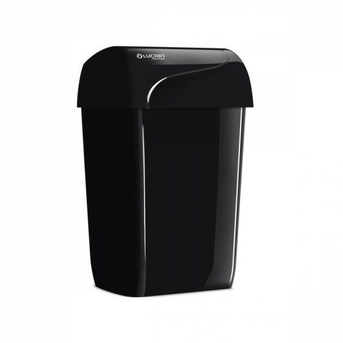 Lucart Identity Waste Bin, 43L waste bin, black