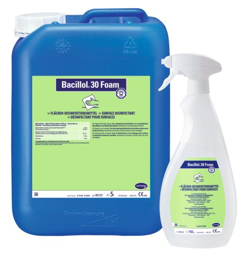 Bacillol® 30 Foam érzékeny, mosható felületek gyors hatású fertőtlenítése 5l