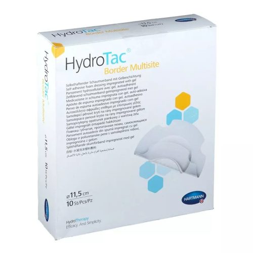 Schaumverband imprägniert mit HydroTac® Border Multisite Gel (11,5 cm rund; 10 Stück)