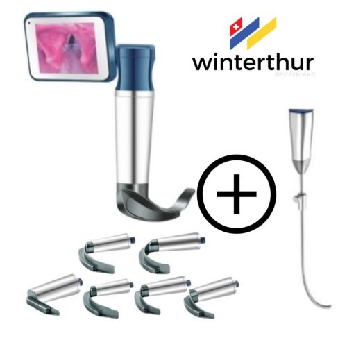 BD-M3 Wiederverwendbares Video-Laryngoskop mit 3" monitor set